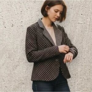 ** Free People 2 Button Up Crop Jacket